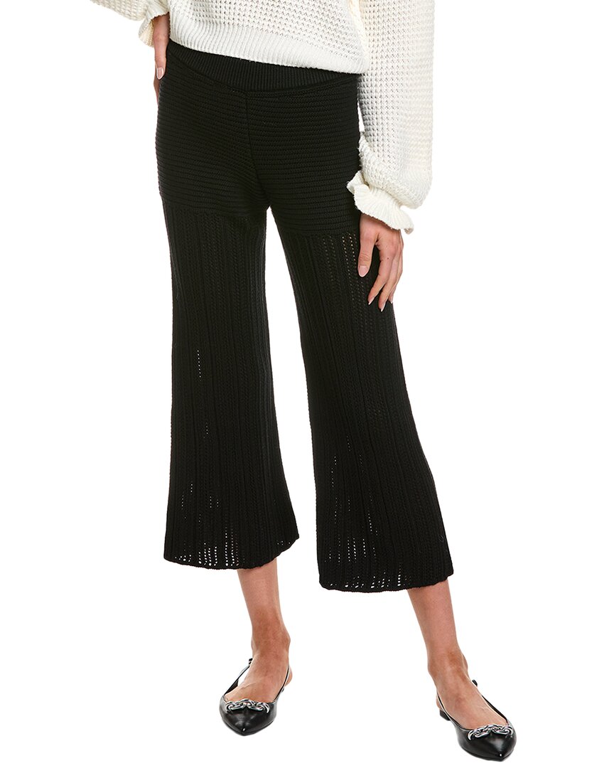 Red Valentino Wool Pant In Black