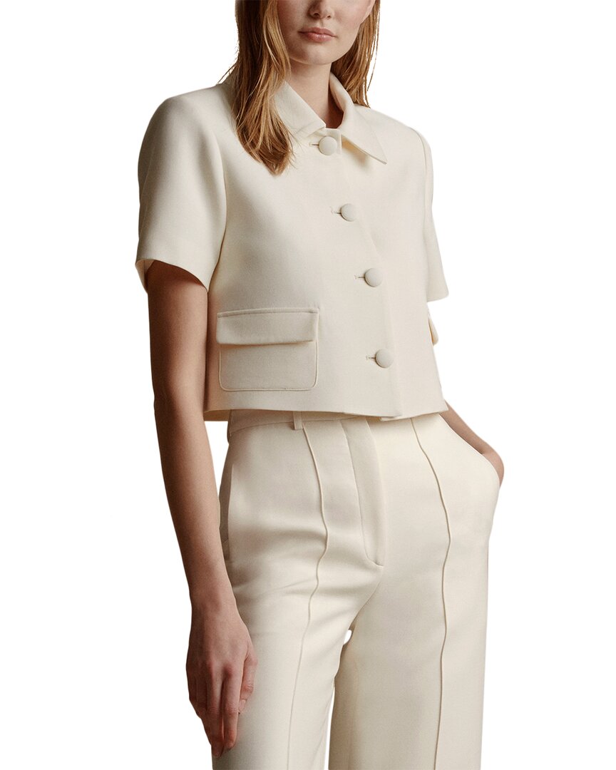 Adam Lippes Marseille Wool & Silk-blend Jacket