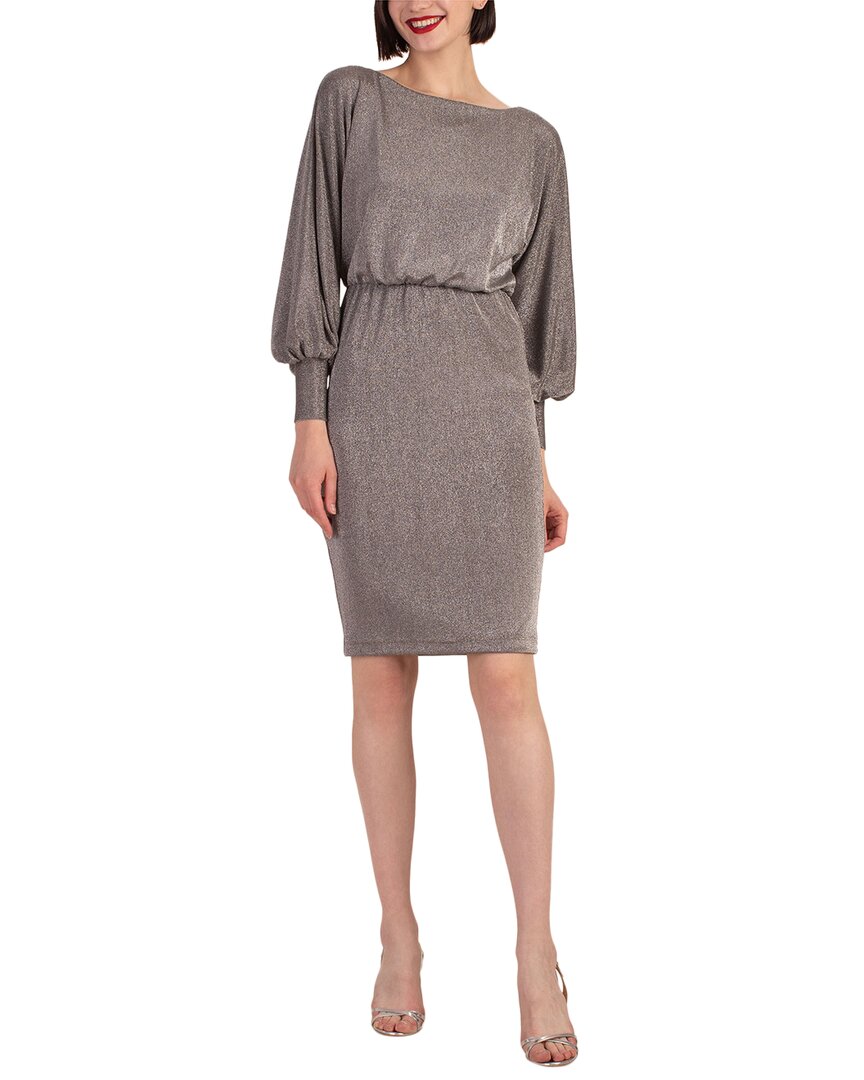 Trina Turk Europa Midi Dress In Gray