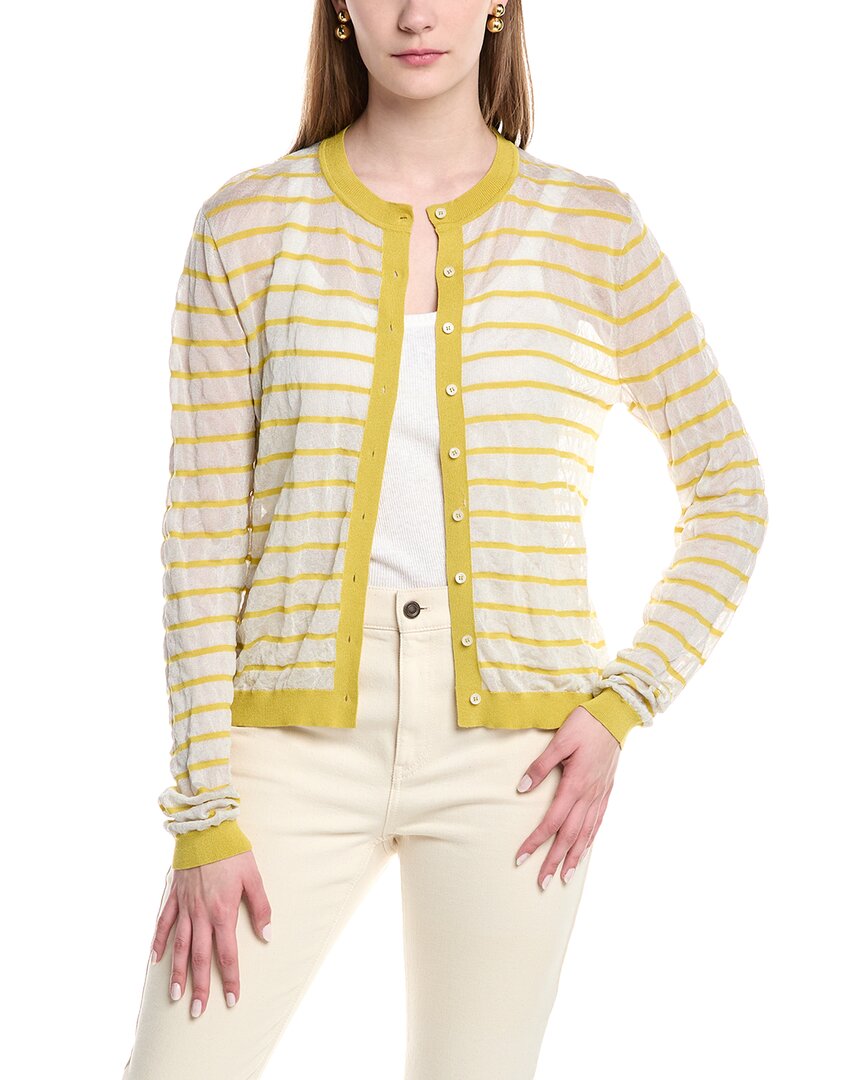 Lafayette 148 New York Crinkled Cardigan
