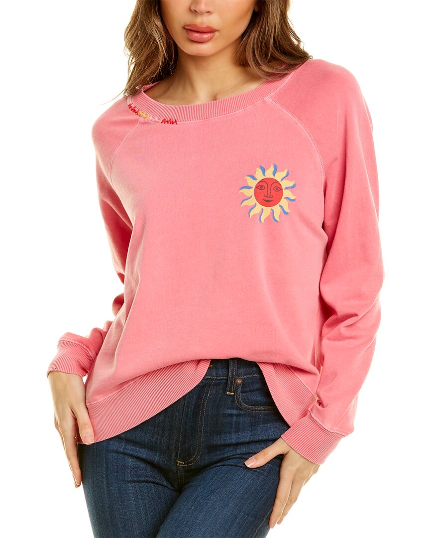 Wildfox Del Sol Sommers Sweatshirt In Pink
