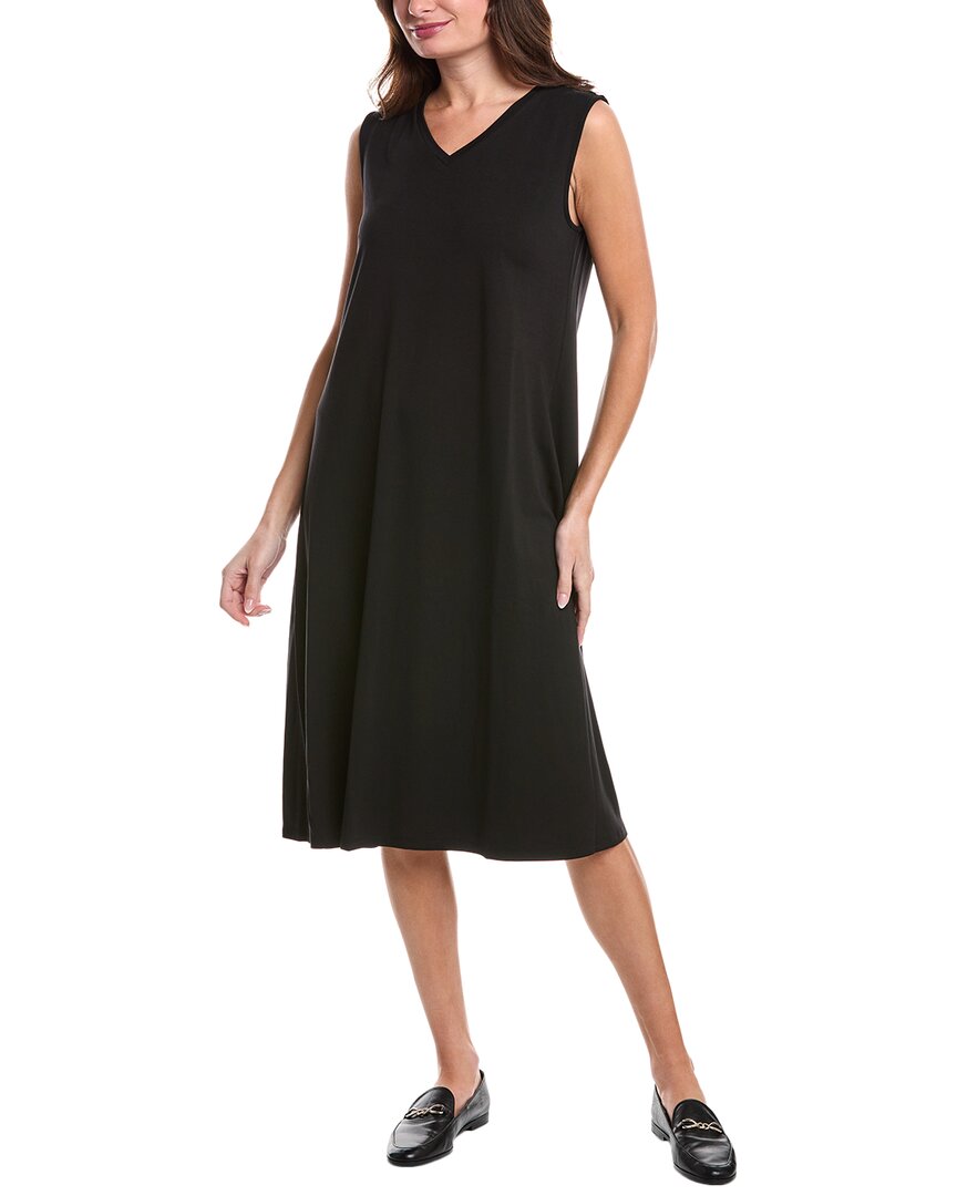 Eileen Fisher Velvet Midi Dress