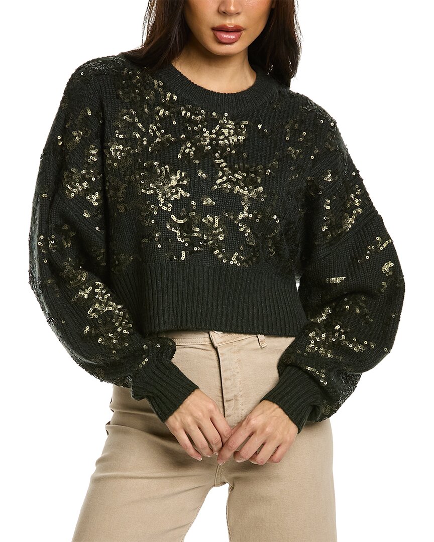 Shop Rag & Bone Liza Wool & Mohair-blend Sweater In Green