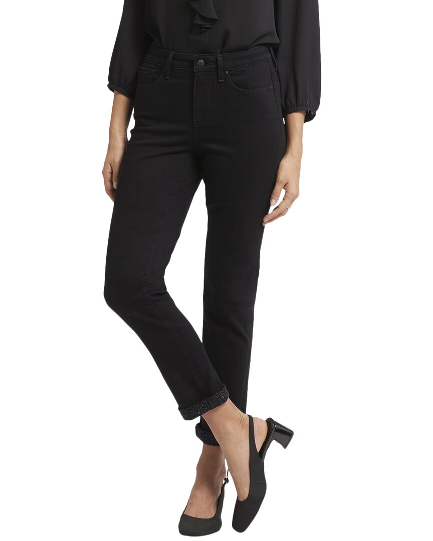 Nydj Sheri Black Rinse Slim Jean