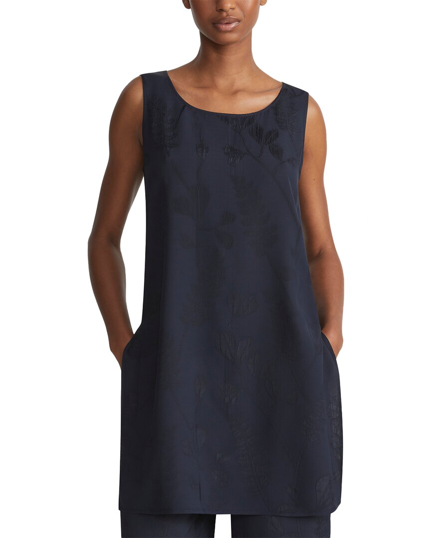 Lafayette 148 Mercerized Cotton Ribbed Tunic