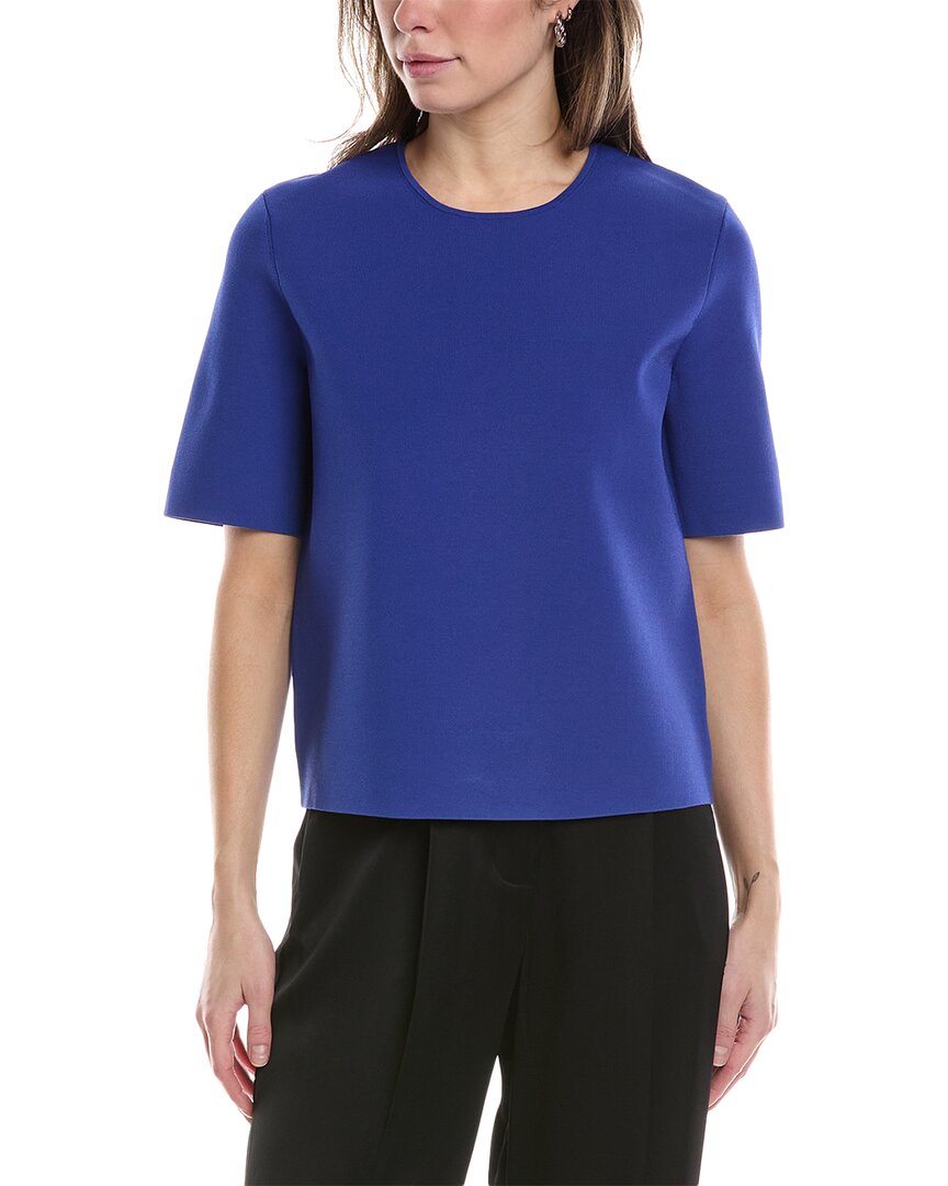 Shop Theory Compact T-shirt In Blue