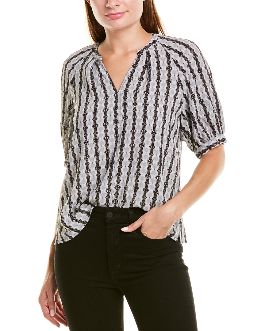 Image of Vince Camuto Bubble Sleeve Top