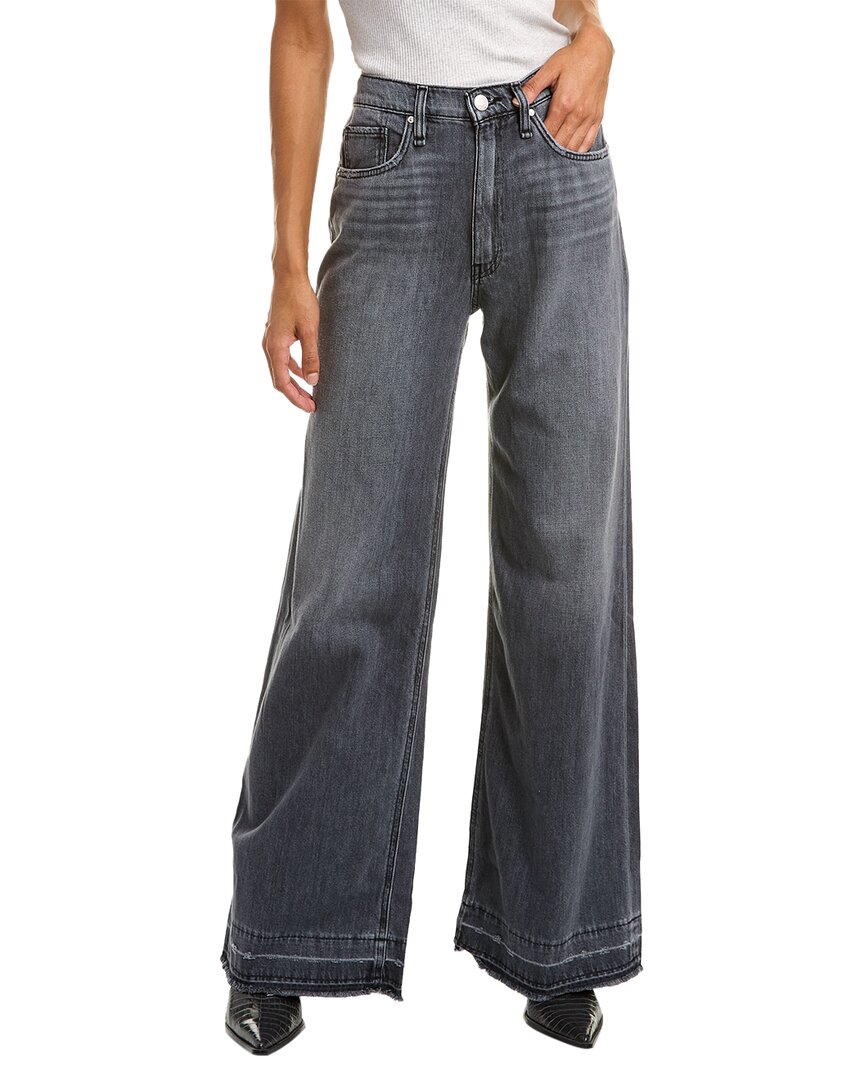 Hudson Jodie High-rise Loose Wide-leg Jeans In Black