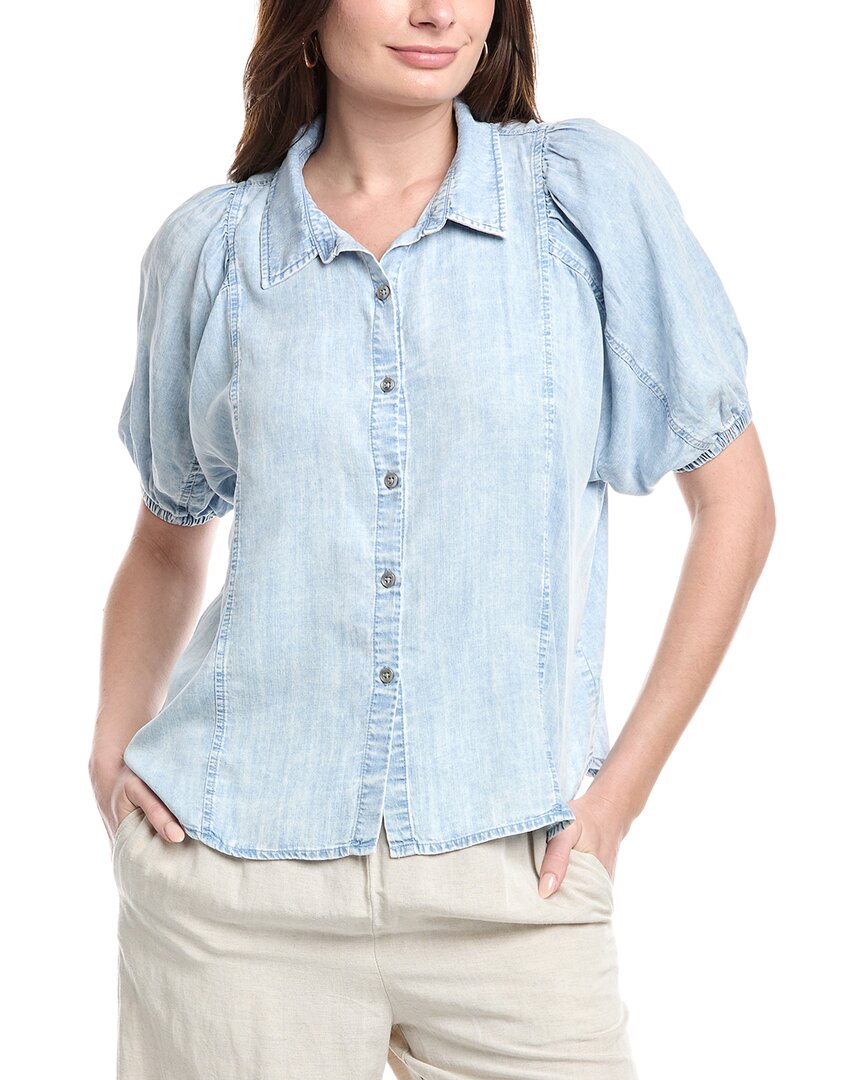 Splendid Violet Indigo Blouse In Blue