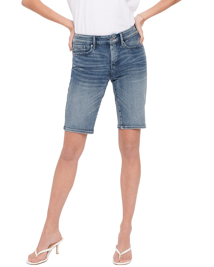 Nydj Ella Womens Slit Denim Denim Shorts