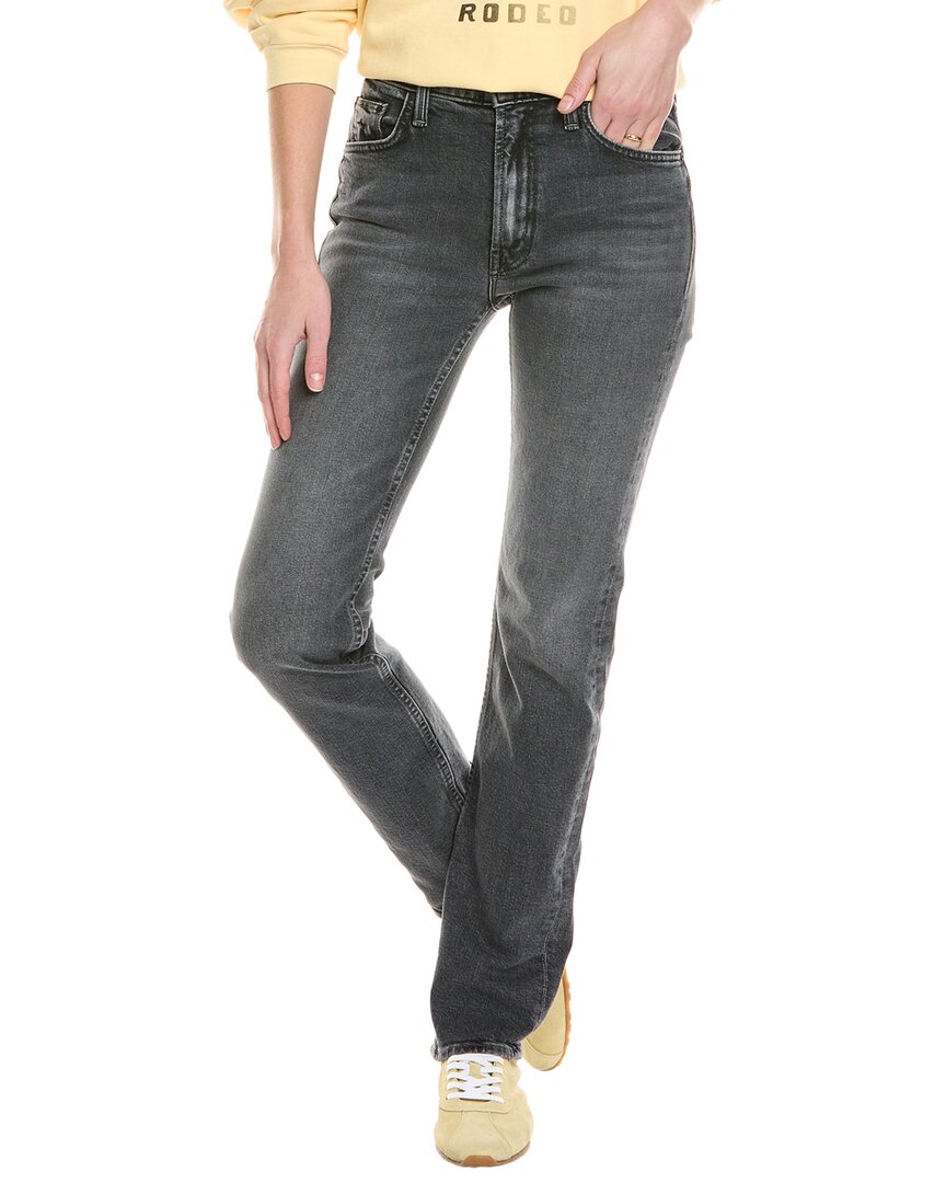 Shop Mother The Mid-rise Rider Skimp Outta Sight Straight Jean In Black
