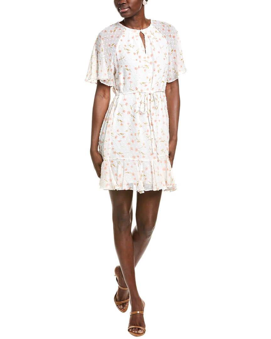 Shop Cece Raglan Fluted Hem Mini Skater Dress