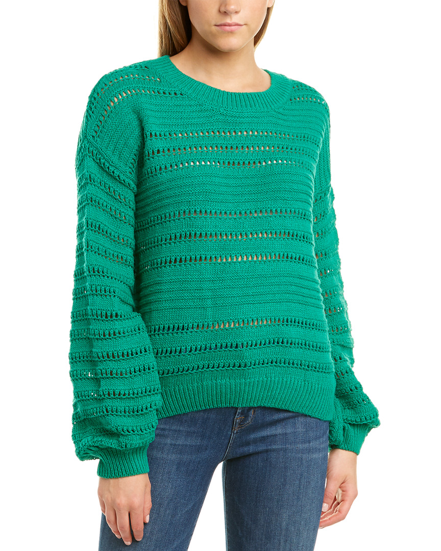 Willow & Clay Open-Knit Sweater Women's M | eBay