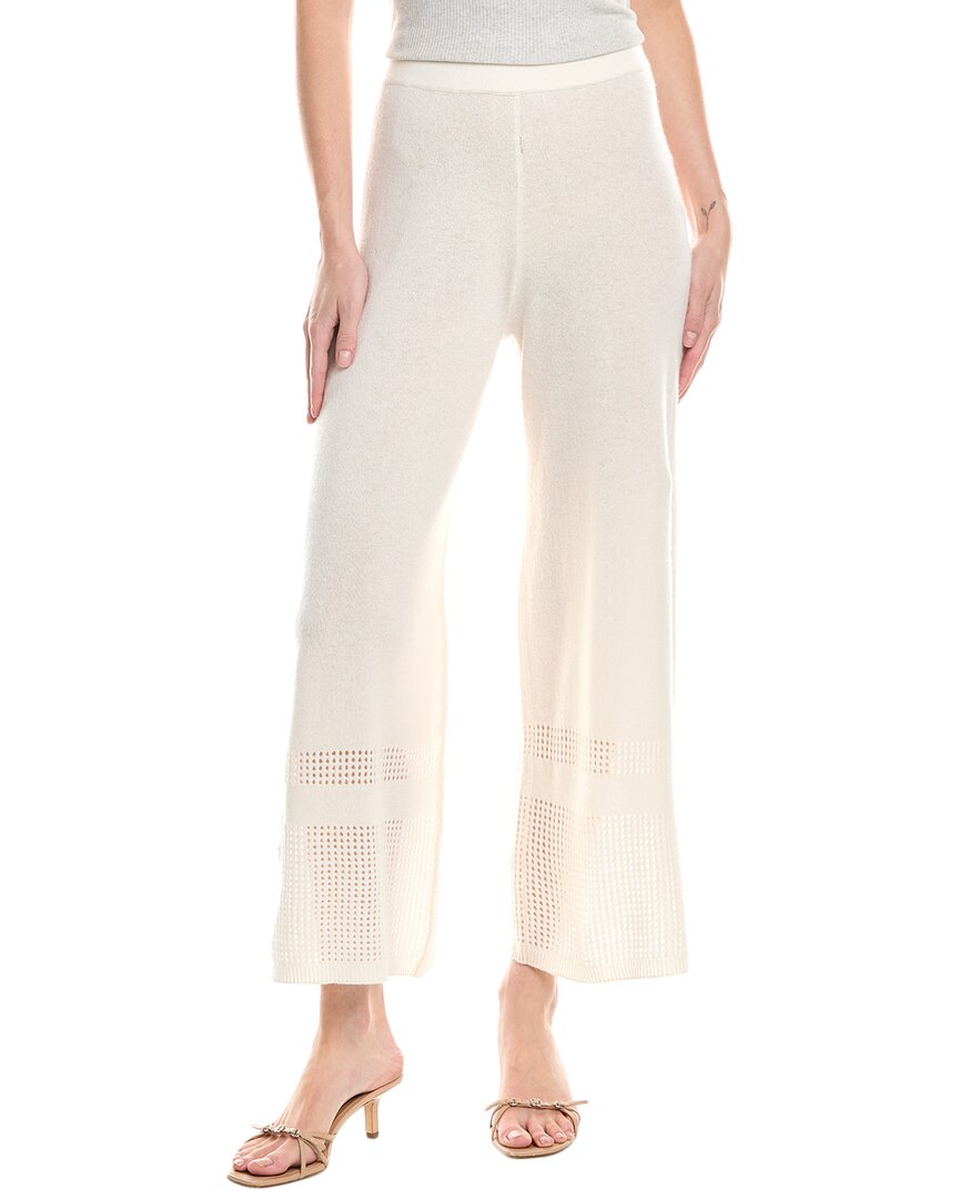 No Name Noname Evelyn Cashmere Pant In White
