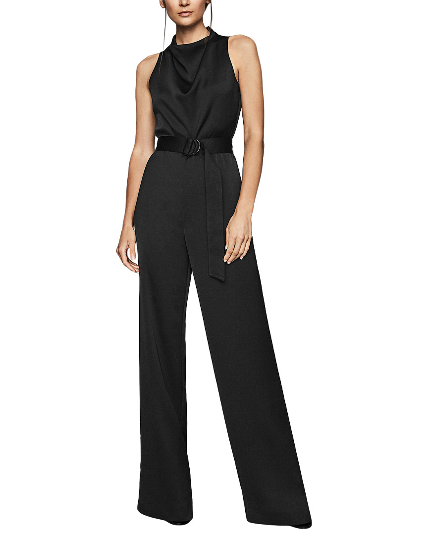 Reiss Milo Belted Jumpsuit Women's 4 | eBay