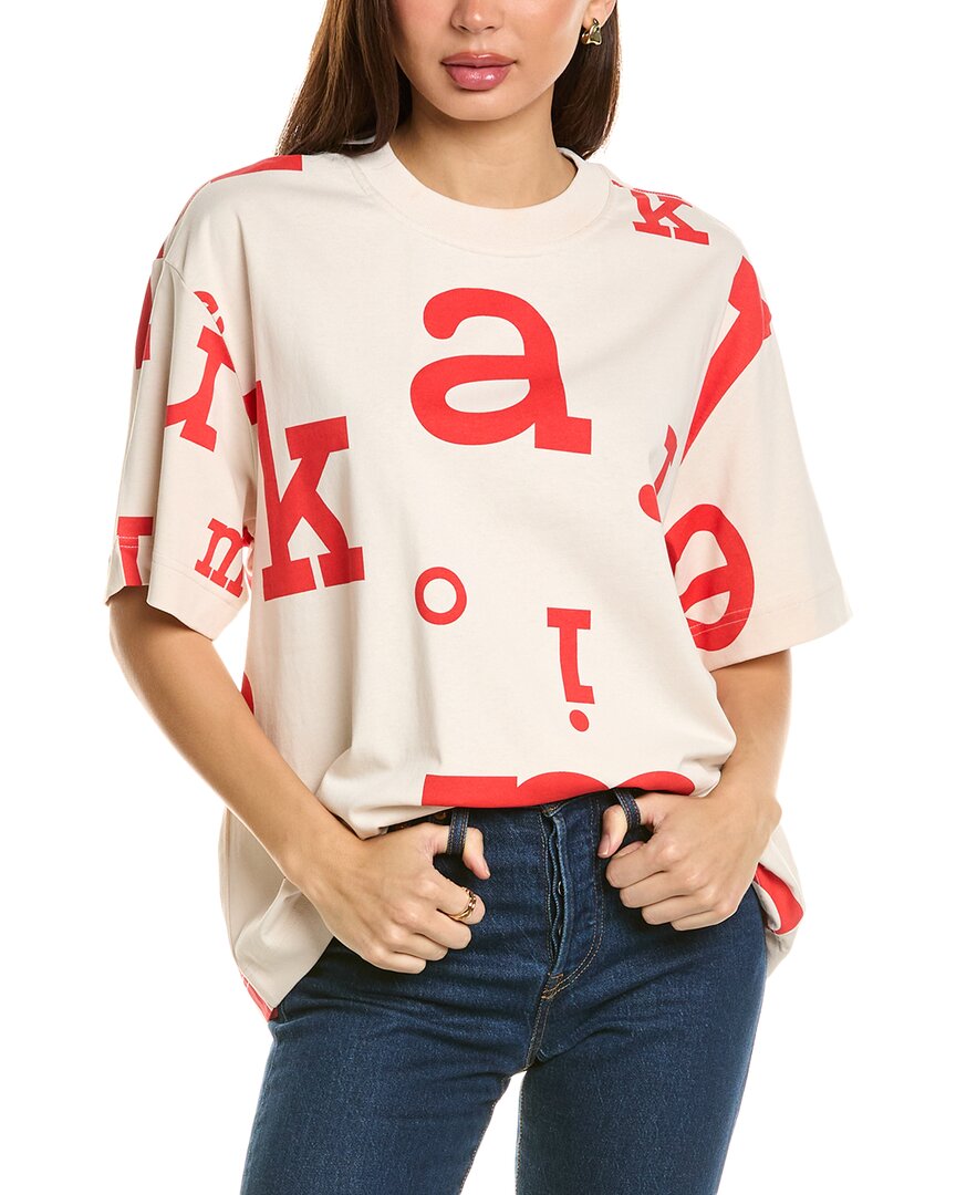 Marimekko Welig Marimerkki T-shirt In Red