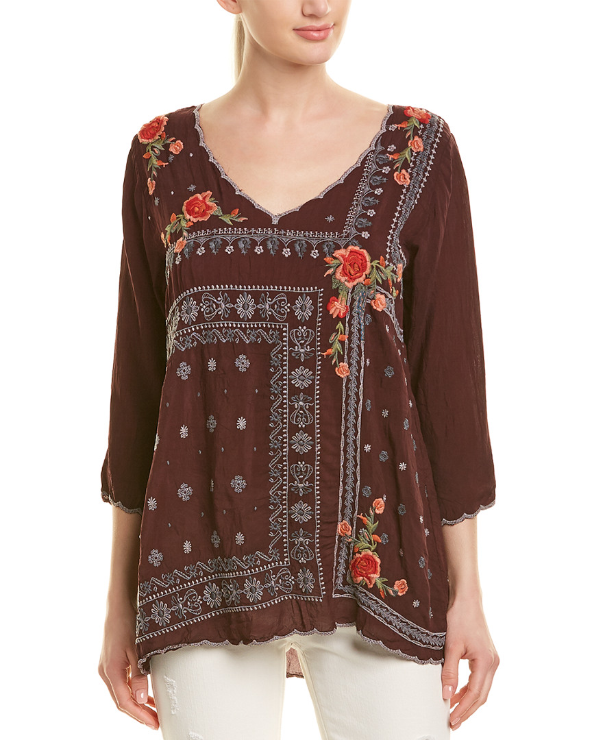 Johnny Was Top In Brown