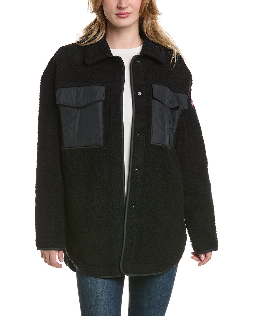 Canada Goose Simco Sherpa Sweatshirt In Black