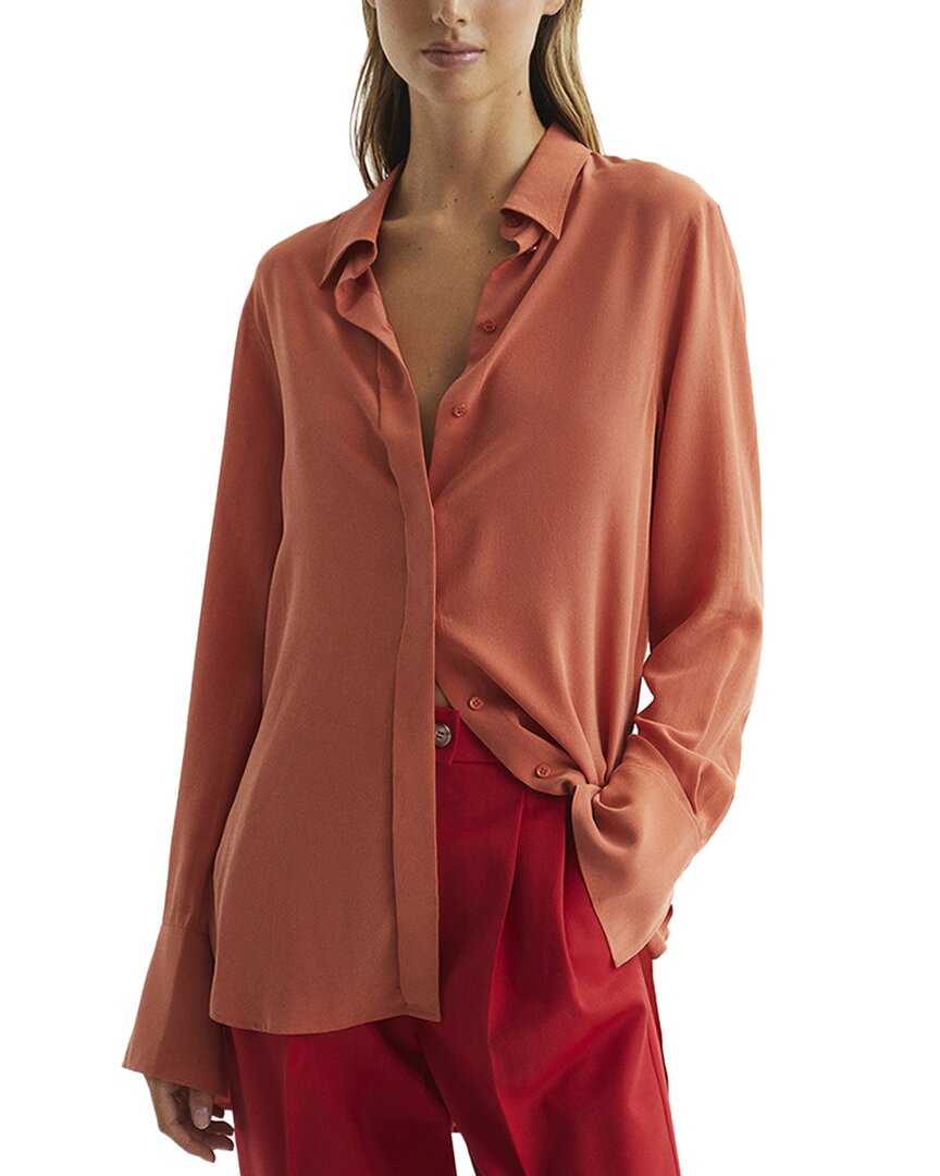 Reiss Eden Silk Button-up Blouse