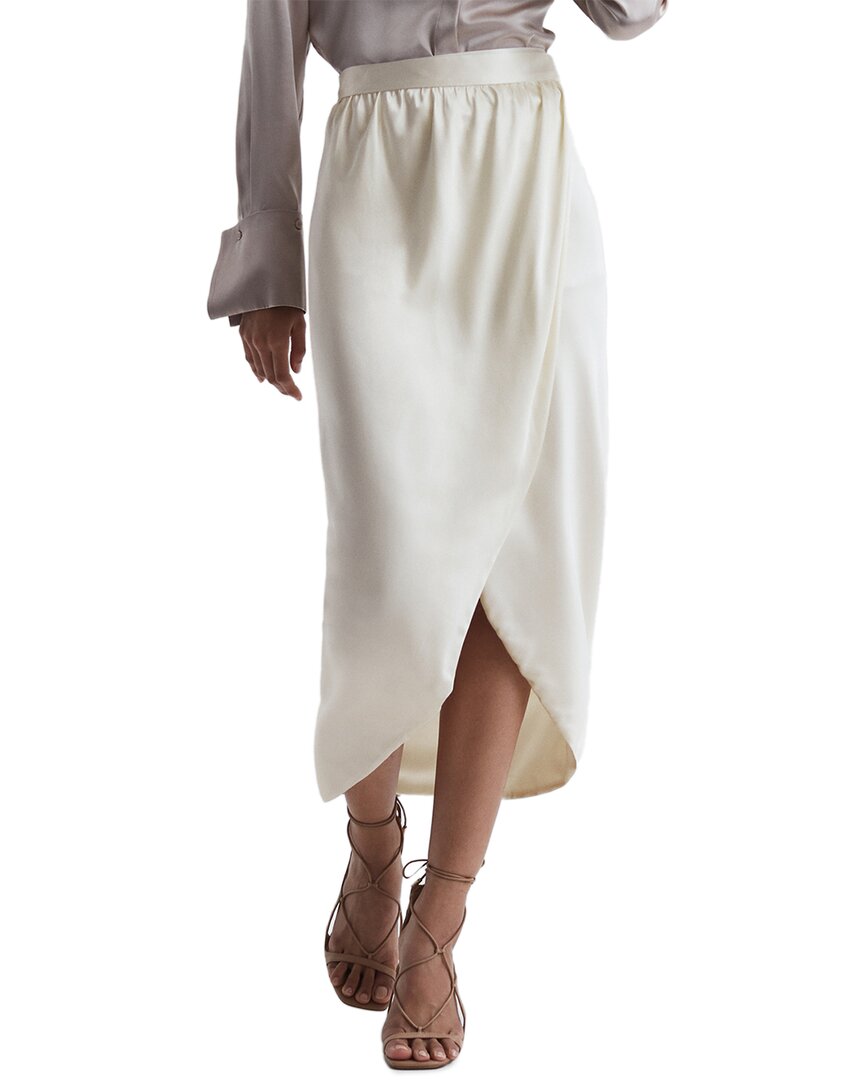 Reiss Tyra Skirt In White