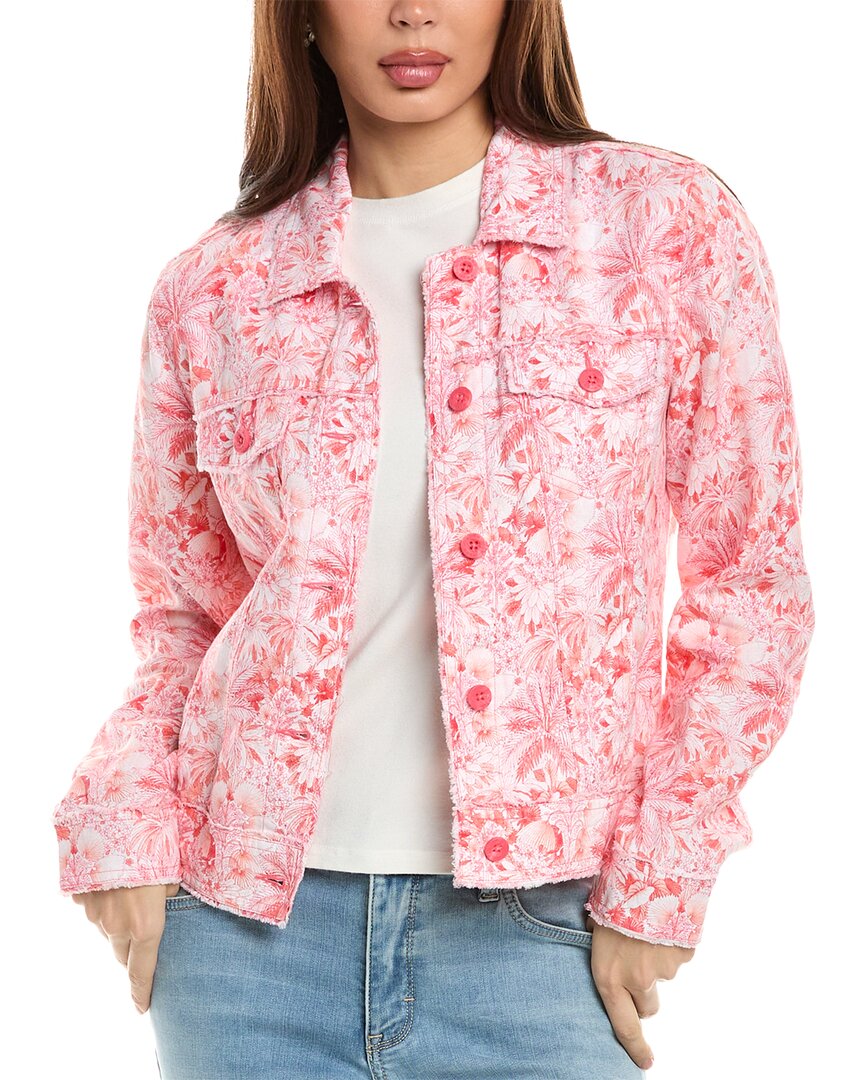 Shop Tommy Bahama Petit Palma Linen Jacket In Pink