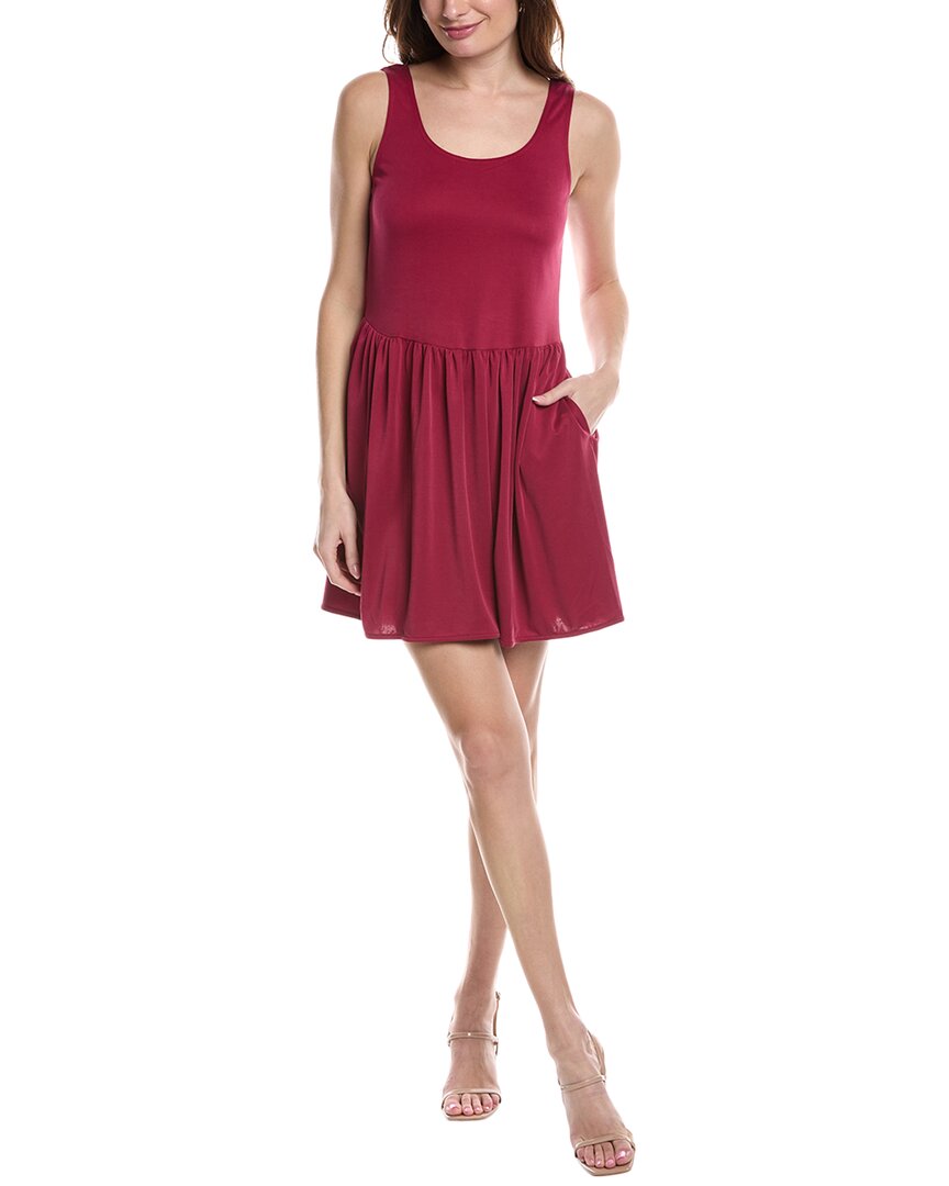 REBECCA TAYLOR REBECCA TAYLOR RUCHED SKIRT TANK MINI DRESS