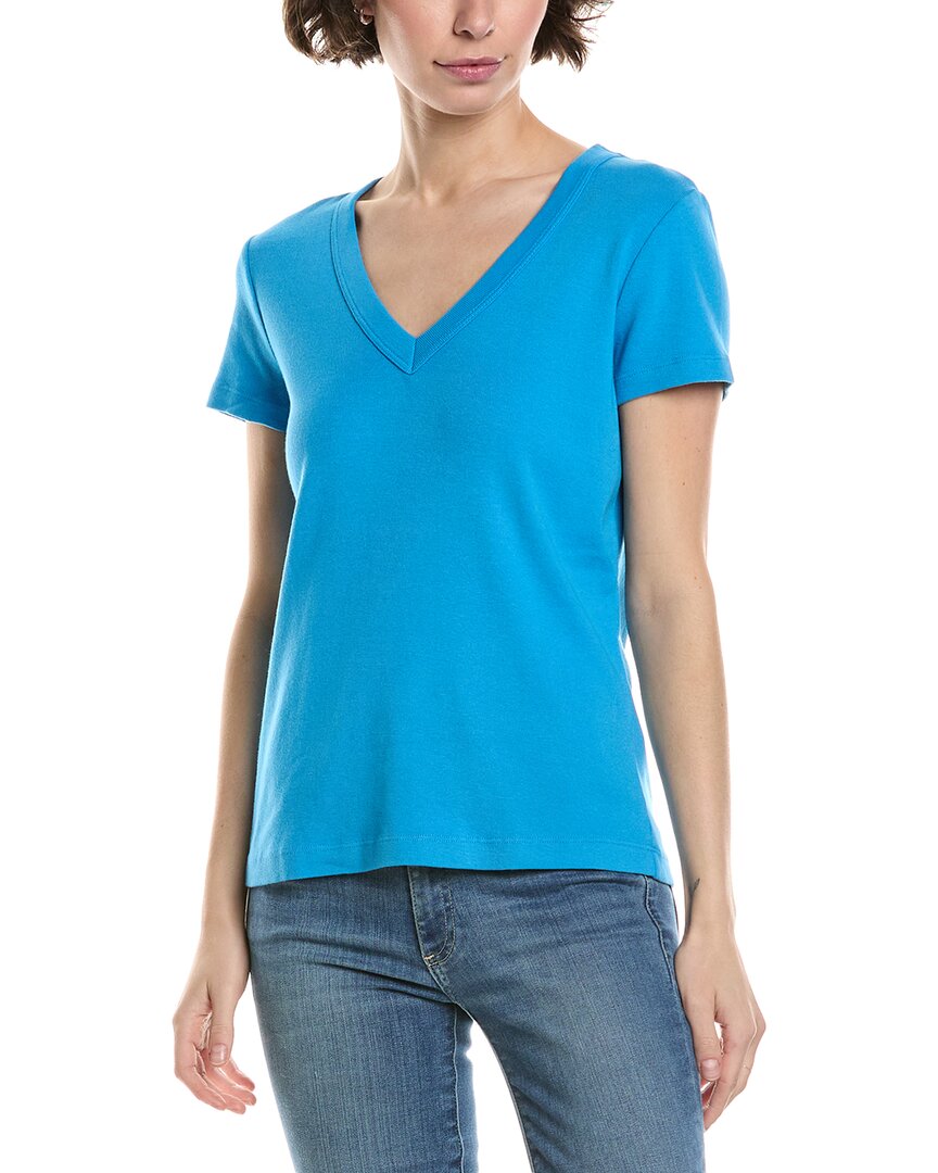 Michael Stars Nikki V-neck T-shirt In Blue