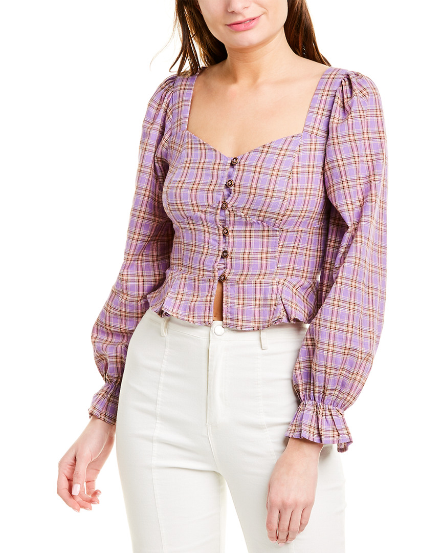 Image of J.O.A. Puff Sleeve Blouse