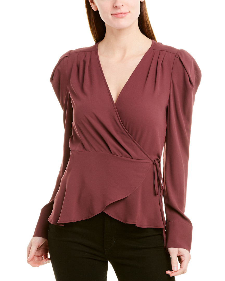 Image of BCBGMAXAZRIA Sassafras Wrap Shirt