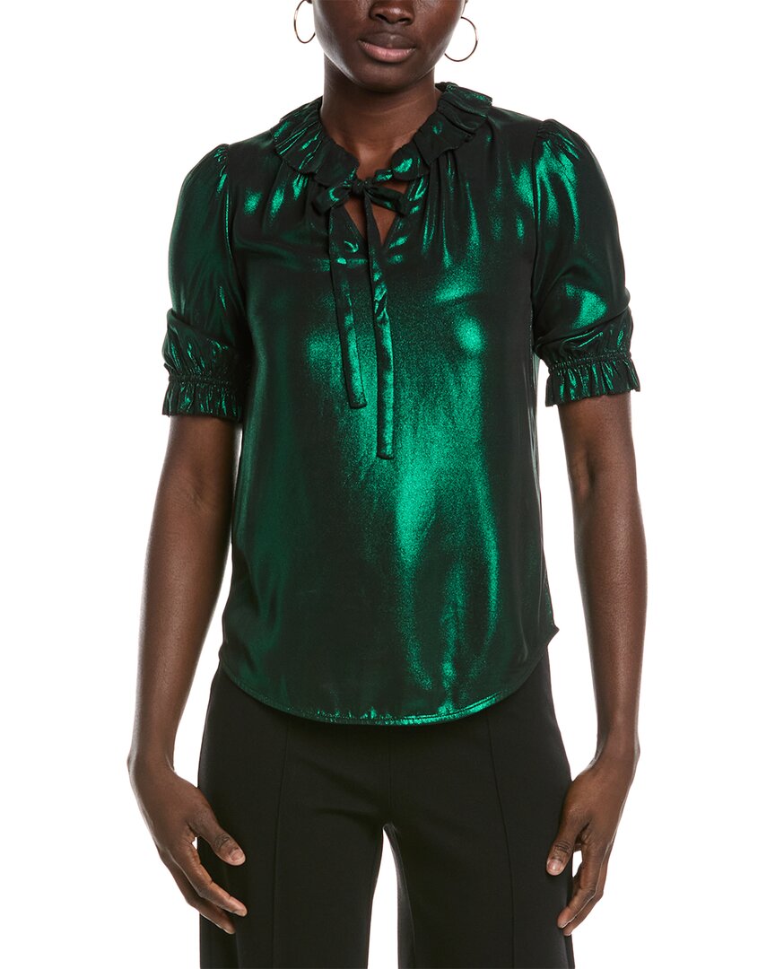 Lk Bennett Margot Top In Green