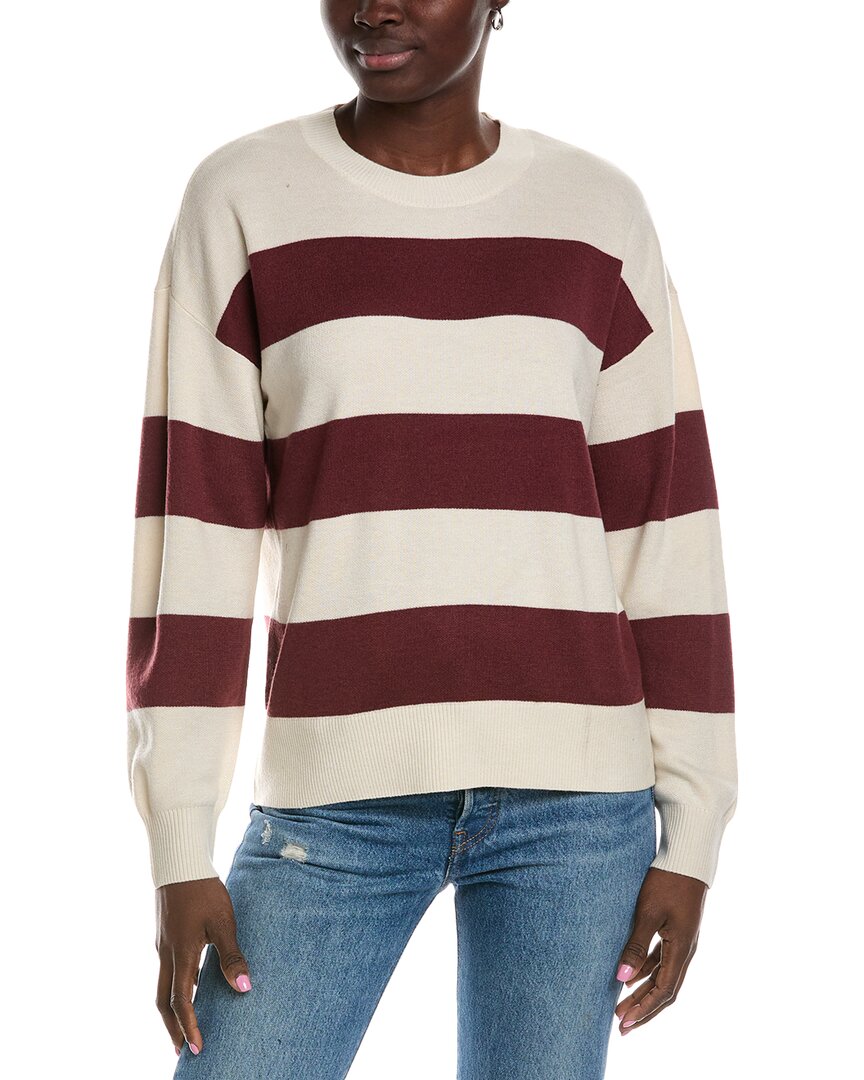 SPLENDID SPLENDID IRIS STRIPE WOOL-BLEND SWEATER 