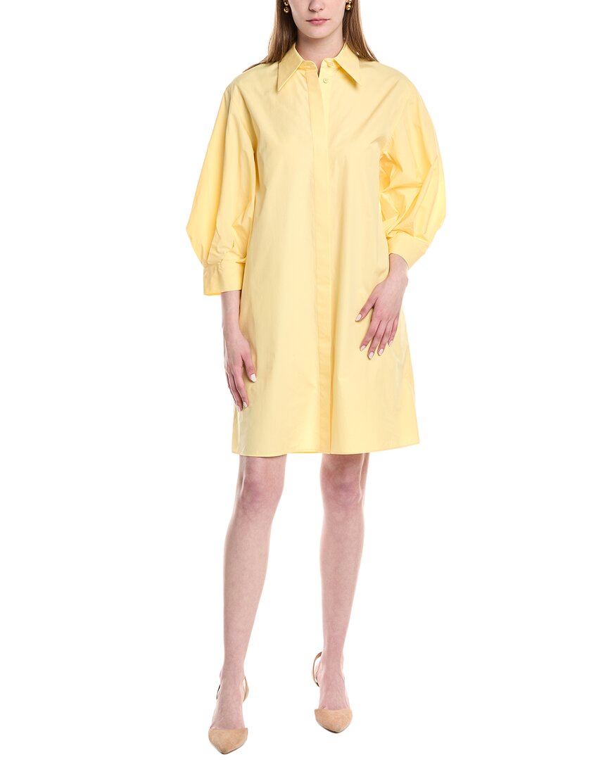Lafayette 148 New York Lantern Sleeve Shirtdress
