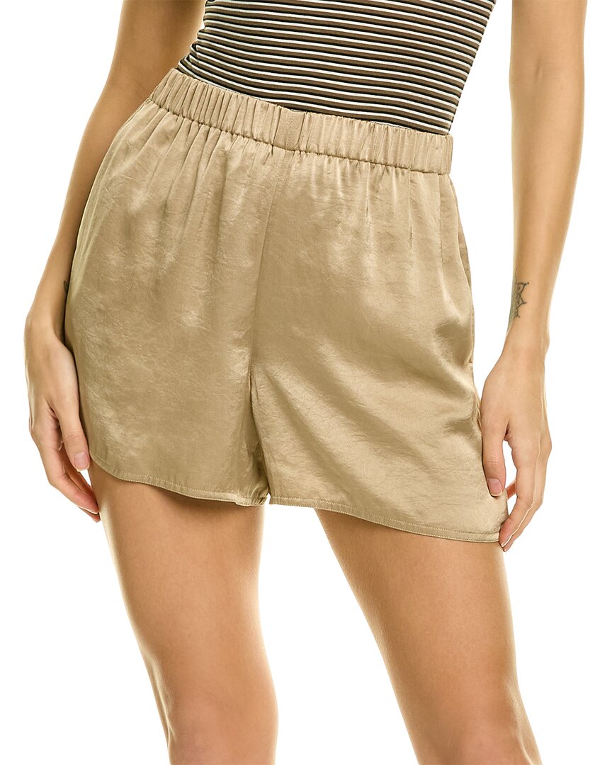 Theory Easy Pull-on Short In Beige