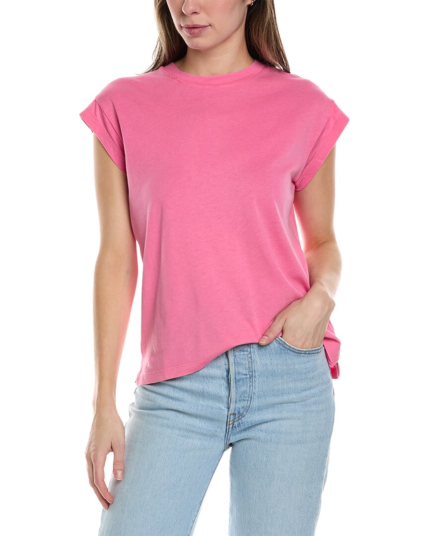 Wildfox Helena Muscle T-shirt In Pink