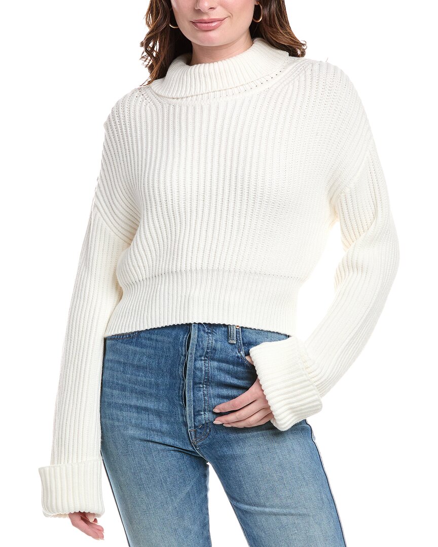 Avantlook Turtleneck Sweater In White