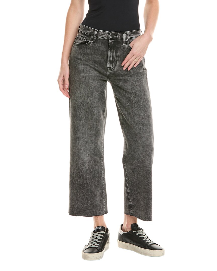 7 For All Mankind Luxe Vintage Cropped Alexa Night Out Jean In Grey