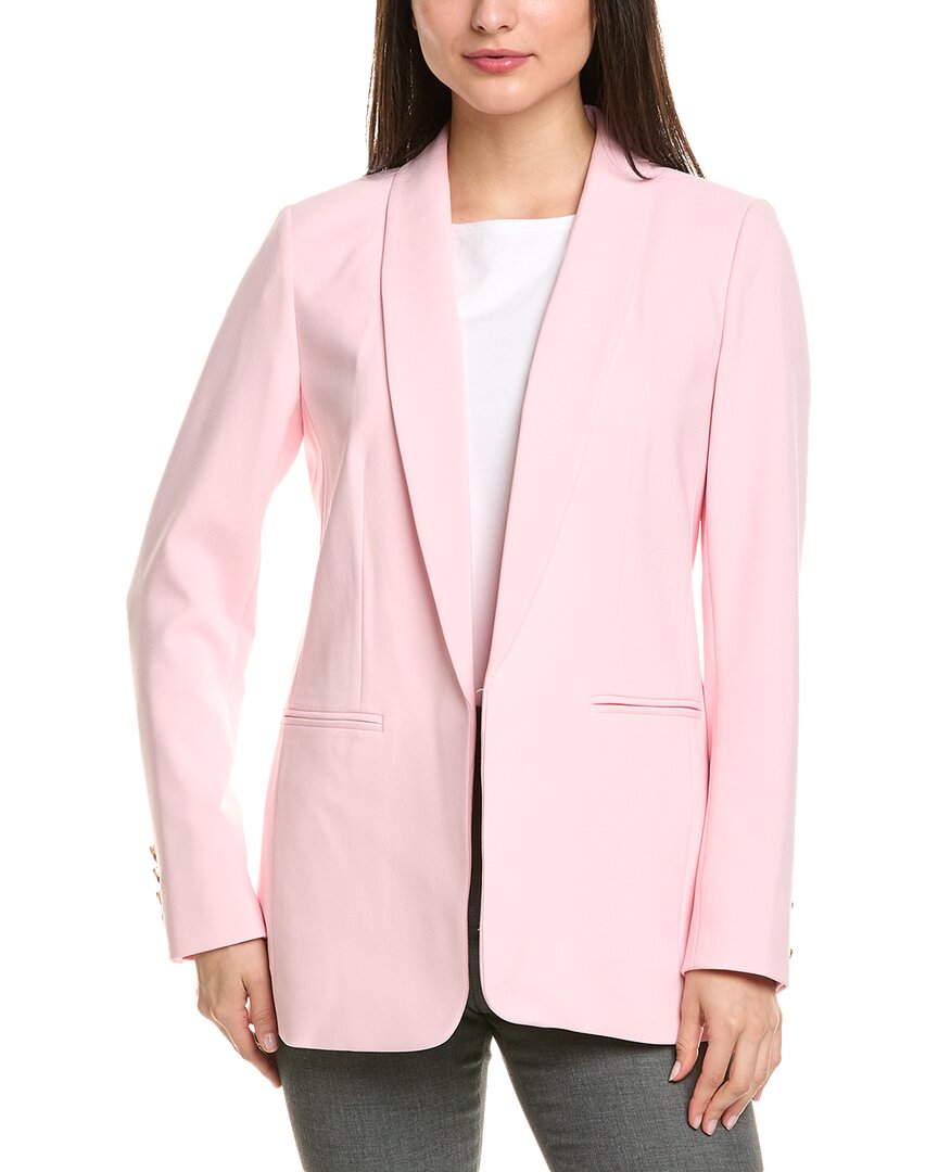 ANNE KLEIN ANNE KLEIN SHALL COLLAR OPEN JACKET