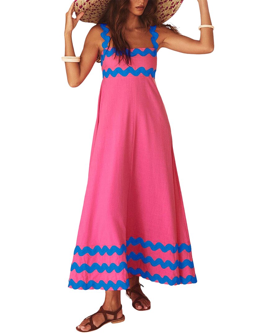 Deli S Midi Dress In Pink