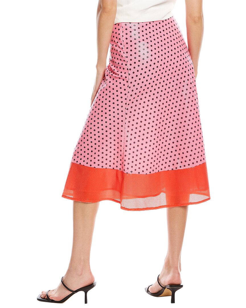 Olivia Rubin Penelope A-line Skirt In Pink