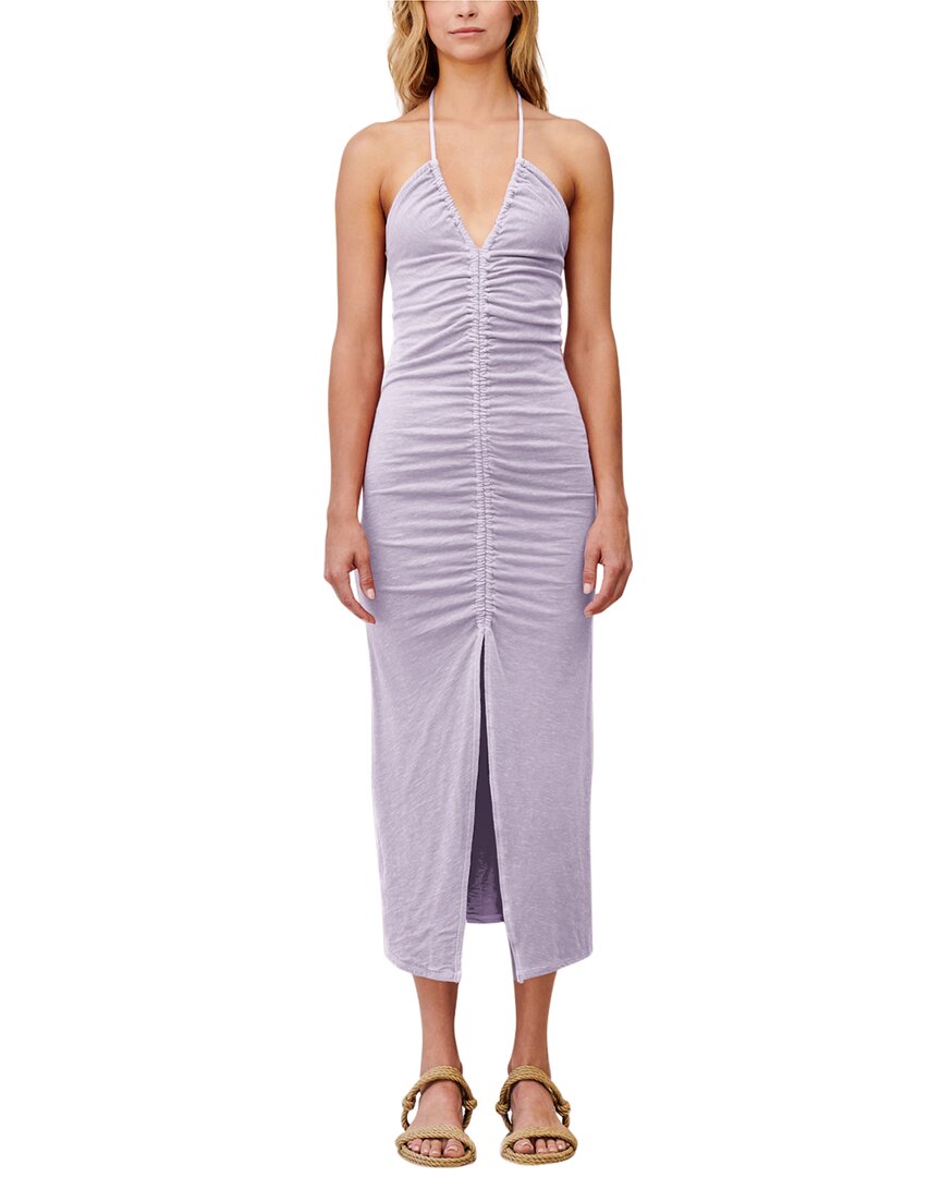 SUNDRY SUNDRY RUCHED HALTER DRESS