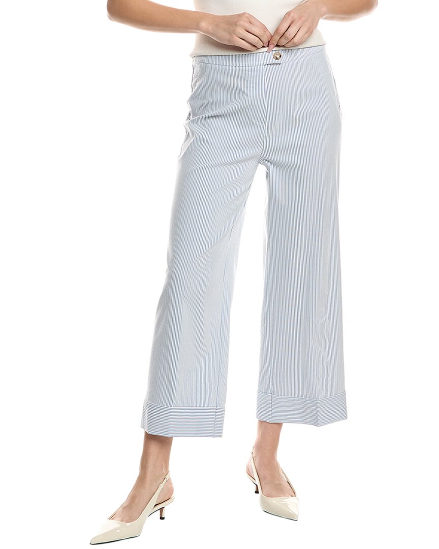 Zac & Rachel Wide Leg Pant In Blue