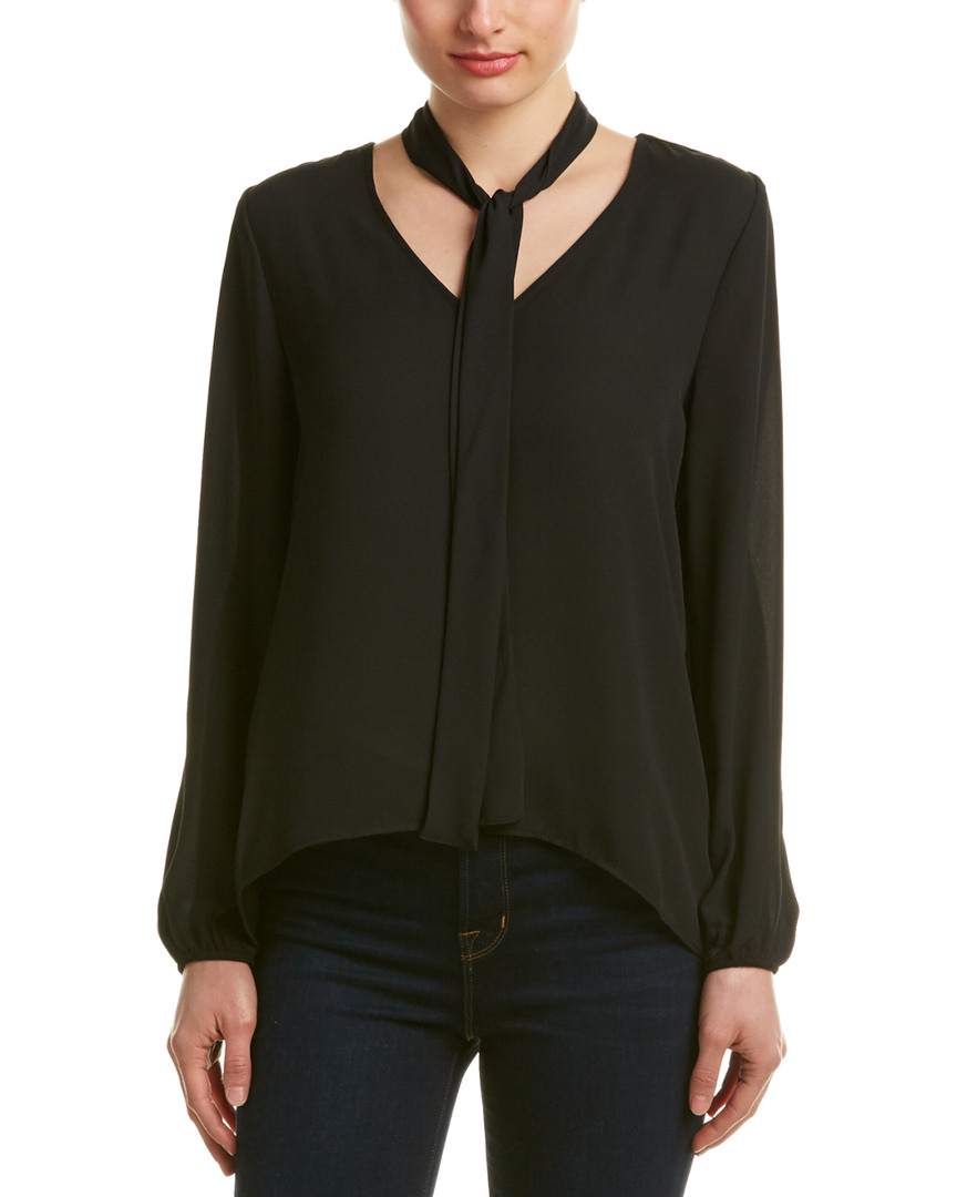 Image of Eight Sixty Tie-Neck Top