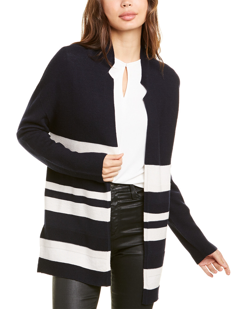 Image of Les Copains Dropped-Shoulder Wool Cardigan