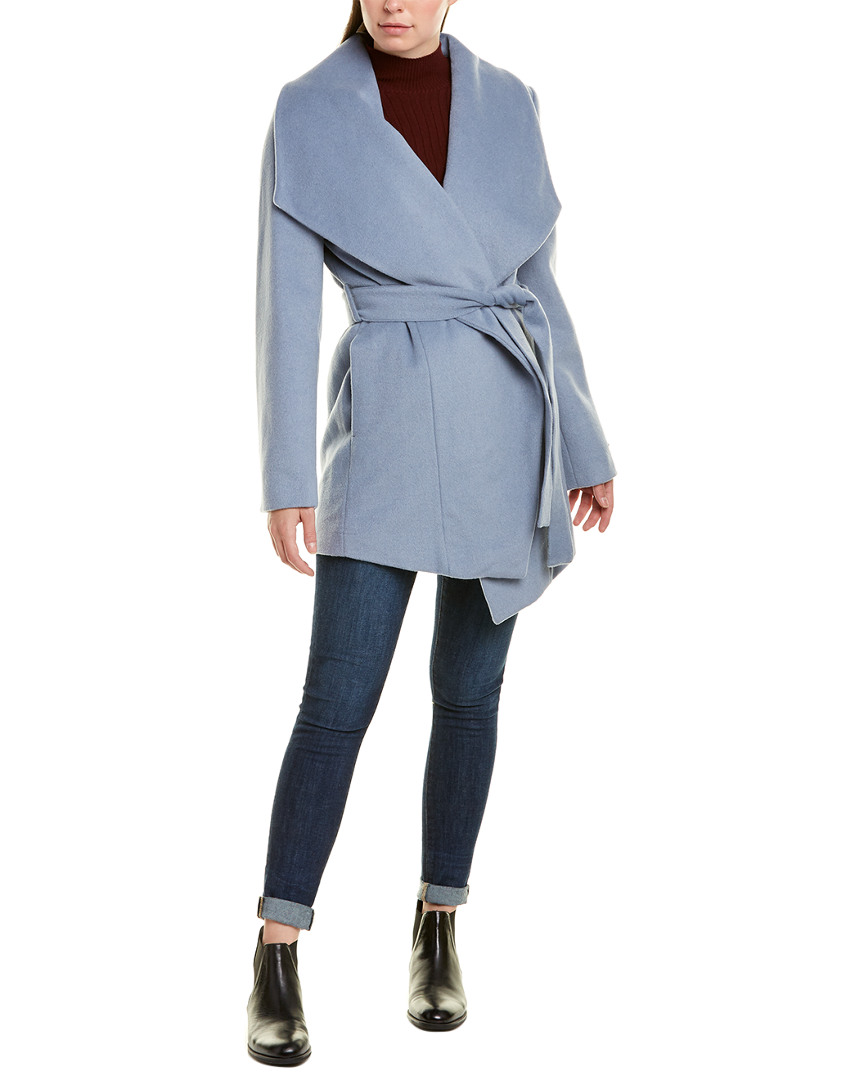 tahari wrap coat