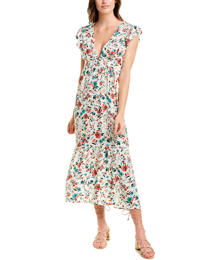 Image of Saltwater Luxe Ruffled Midi Dress