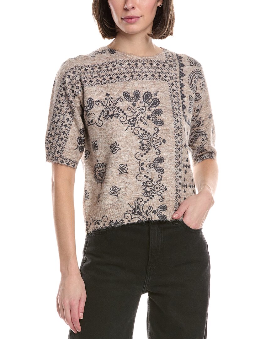 Beulah Wool-blend Sweater In Brown