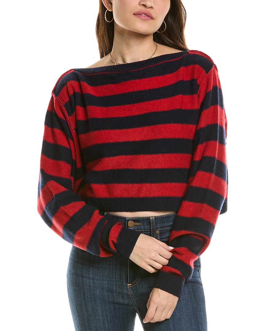 Shop Free People We The Free Into The Blue Wool-blend Pullover In Red