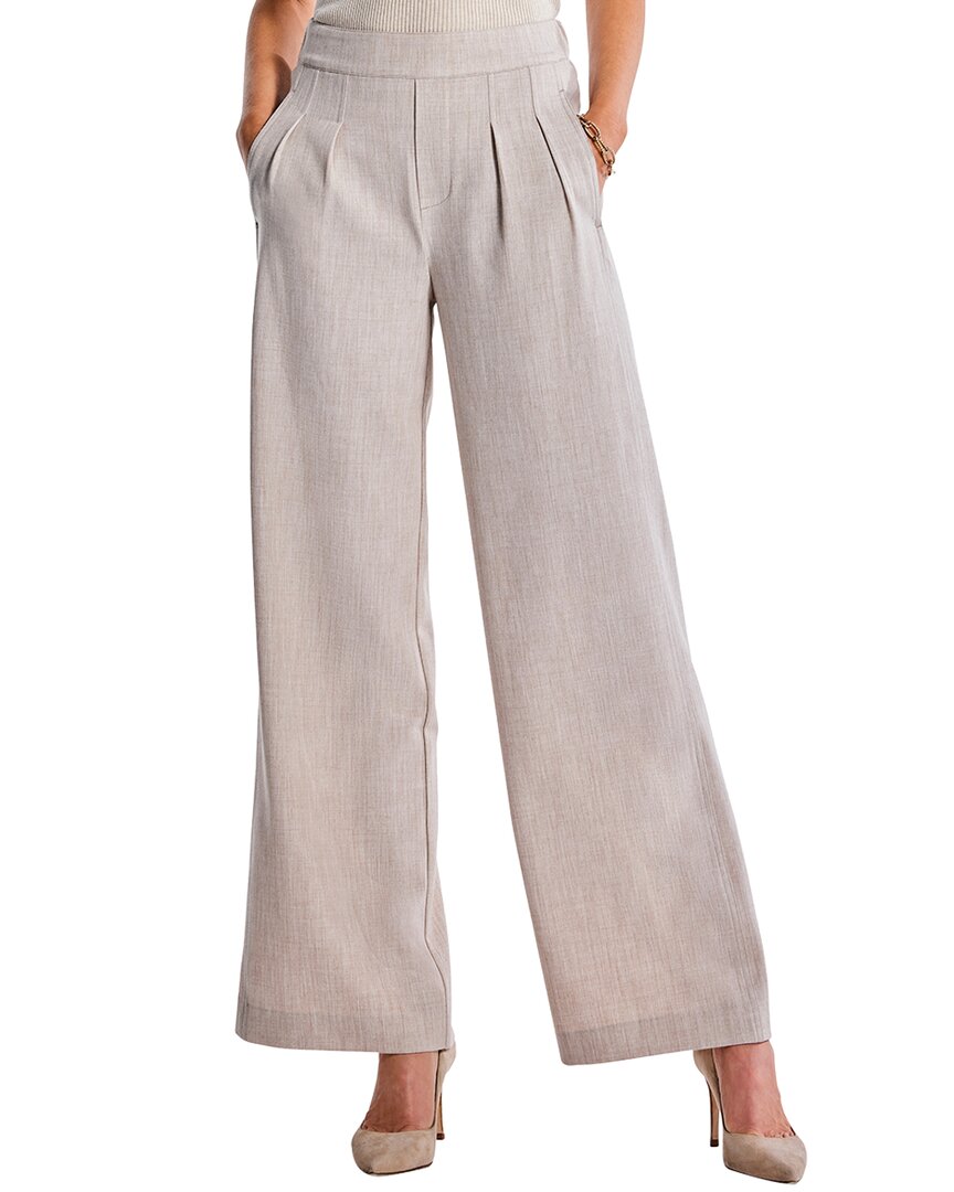 Nic + Zoe High Waist Twill Wide Leg Pants
