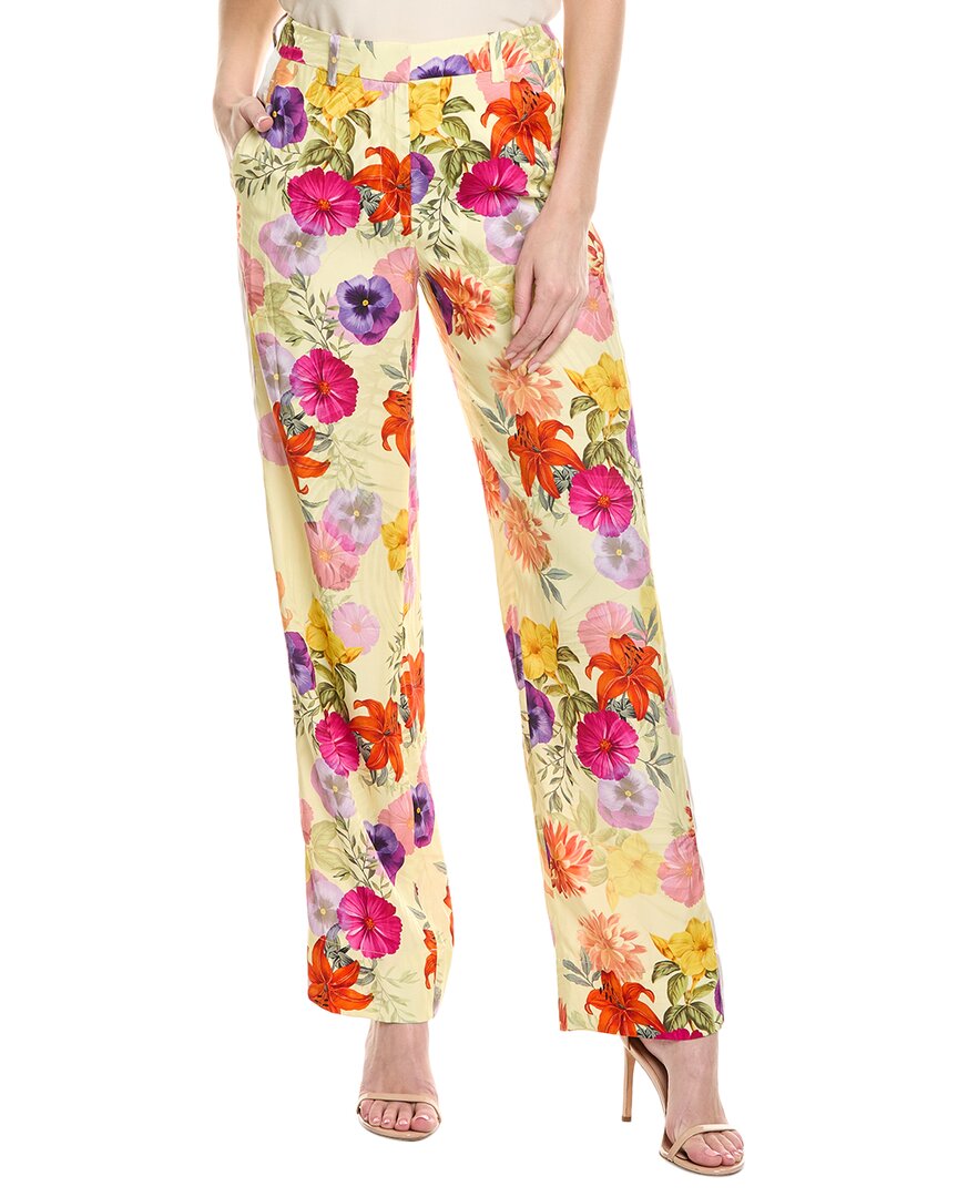 Derek Lam 10 Crosby Silas Trouser In Yellow