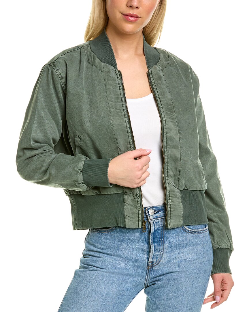 Yfb Clothing Colton Bomber Jacket In Green